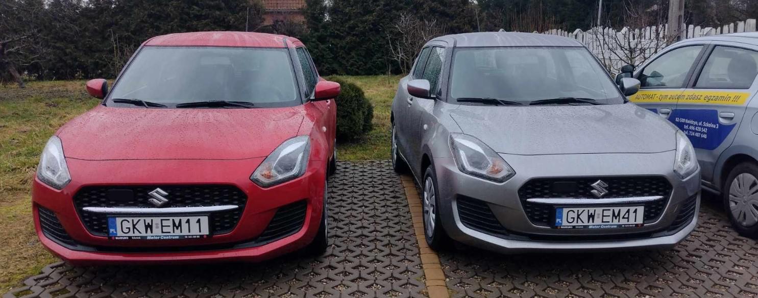 Zdjęcie floty samochodów